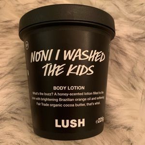 Lush Cosmetics Noni I Washed the Kids lotion